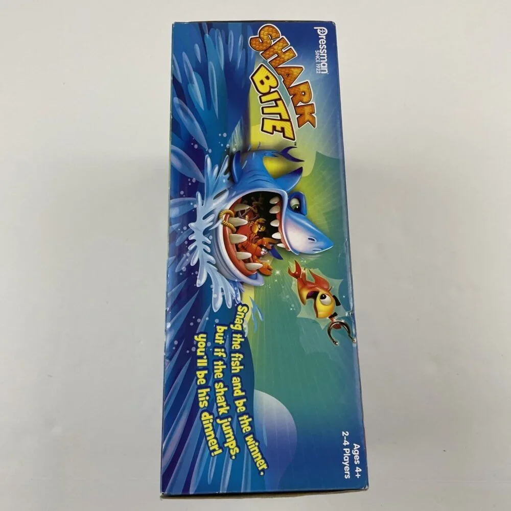 Pressman Toys Shark Bite Game 2-4 Players Age 4 & Up Brand New Factory
